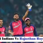 Mumbai Indians vs Rajasthan Royals Stats