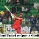 Islamabad United vs Quetta Gladiators Match Scorecard
