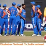 zimbabwe national cricket team vs india national cricket team timeline