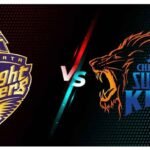 Chennai Super Kings vs Kolkata Knight Riders Timeline