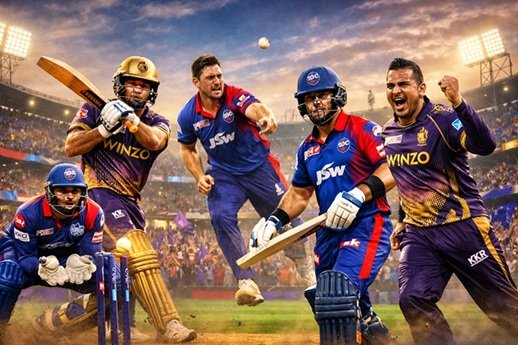 Kolkata Knight Riders vs Delhi Capitals Match Scorecard