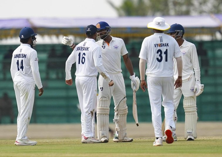 Karnataka Cricket Team vs Rajasthan Cricket Team Match Scorecard